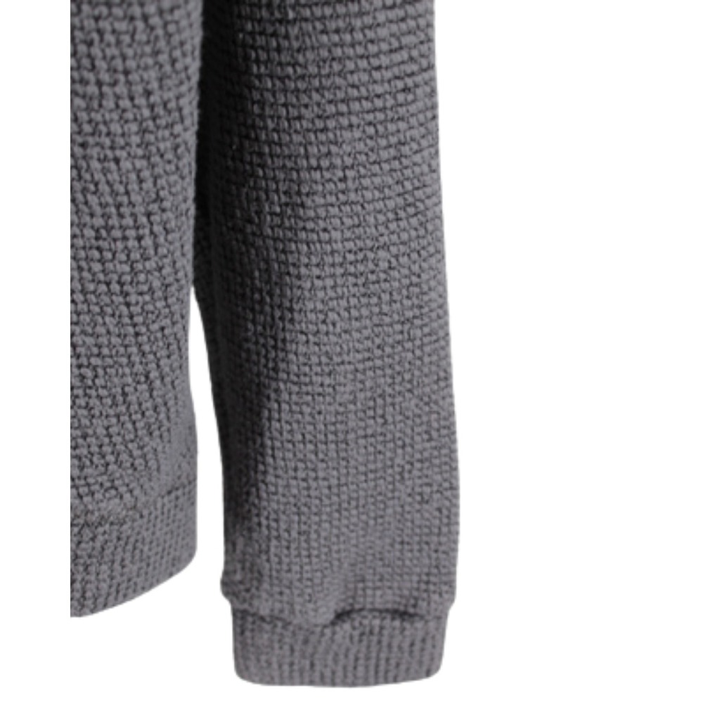Sweaty Betty Boucle Half Zip Sweatshirt Womens US 6 Gray Cozy Pullover Sweater - Picture 5 of 6